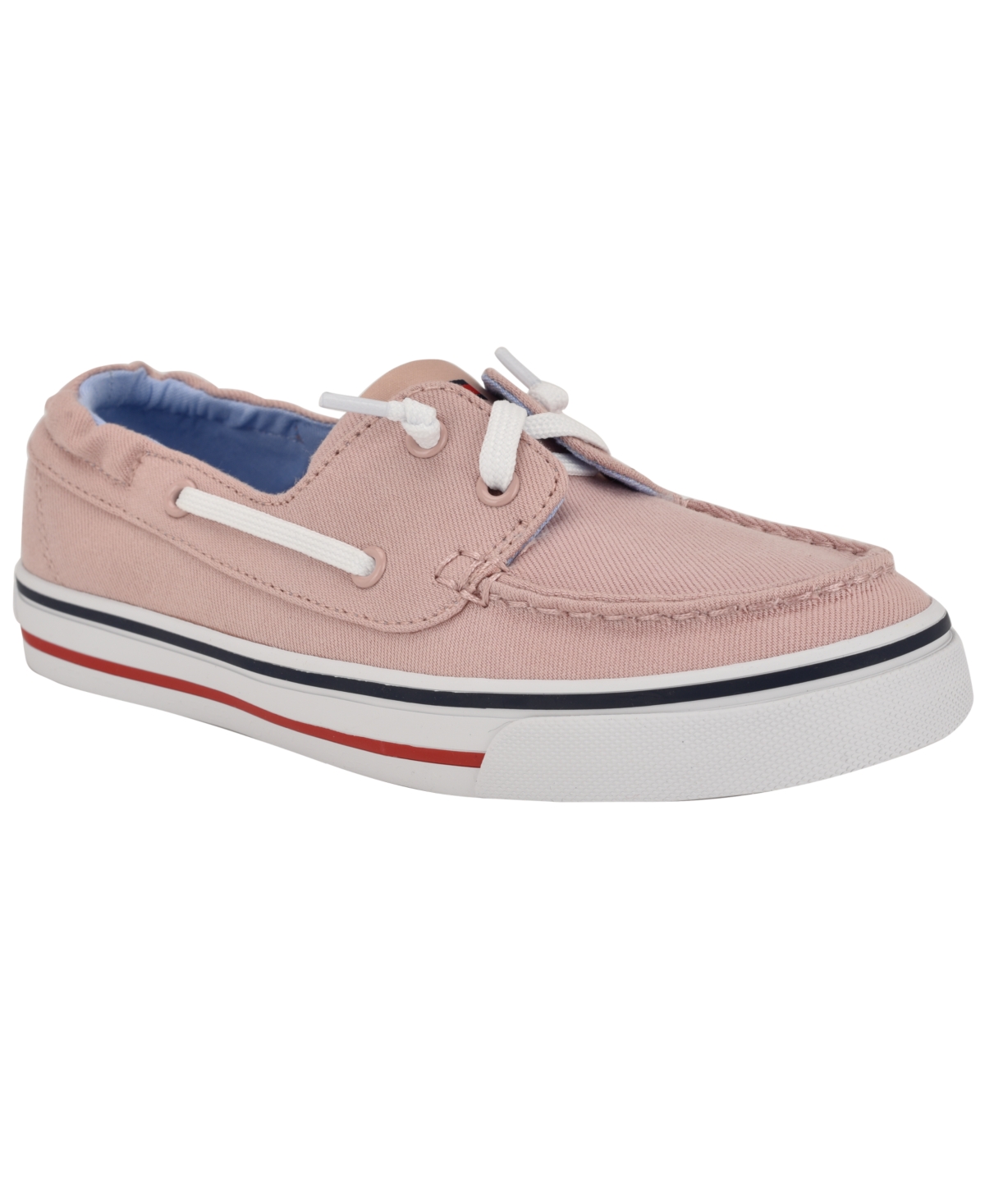 Tommy Hilfiger Oimate Boat Sneaker In Pink Denim