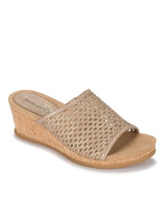 Women's Flossey Slide Wedge Sandals
