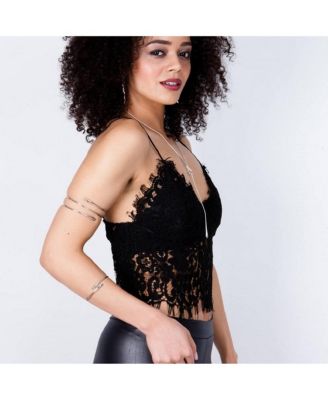 Cross Open Drop Bangle Bracelet