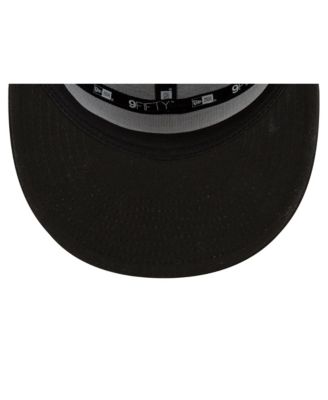 Men's Black Philadelphia Eagles Super Bowl LIX Tarmac Split Panel 9FIFTY Snapback Hat