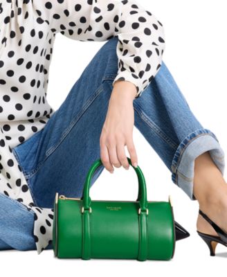 【Kate Spade New York】Spade Icon Small Barrel Bag kate spade new york Spade Icon Small Leather Barrel Bag - Macy's