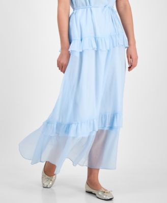 Women's Tie-Strap Maxi Dress