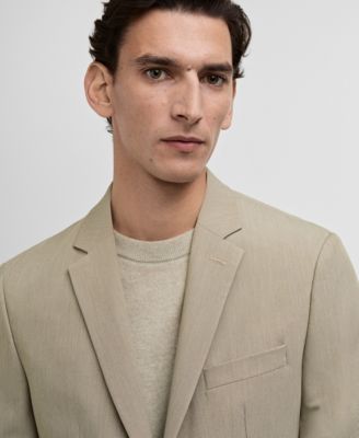 MANGO Men's Super Slim-Fit Suit Blazer