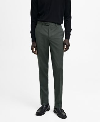 MANGO - Men's Prince Of Wales Suit Pants