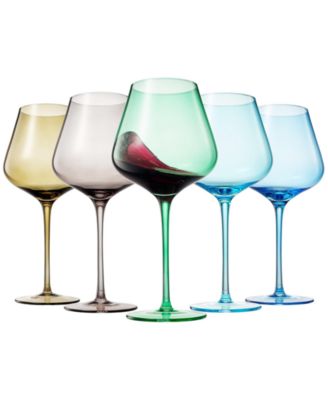 Colors of The Rocky Mountains Wine Glasses, Set of 5