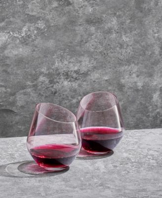 Khen Pink Wine Glasses, Set of 2