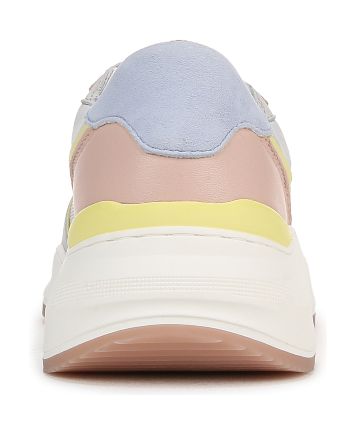 Shop Naturalizer Women's Blossom Round Toe Lace Up Wedge Sneakers In Digital Mist Grey Leather,fabric
