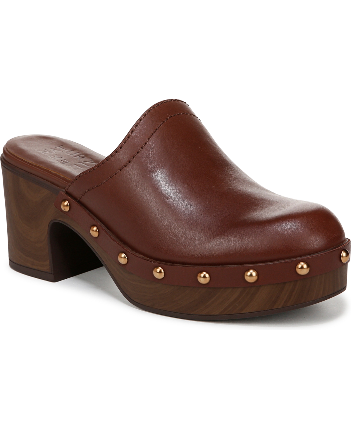 Women's Bailey Round Toe Platform Clogs - Black Leather