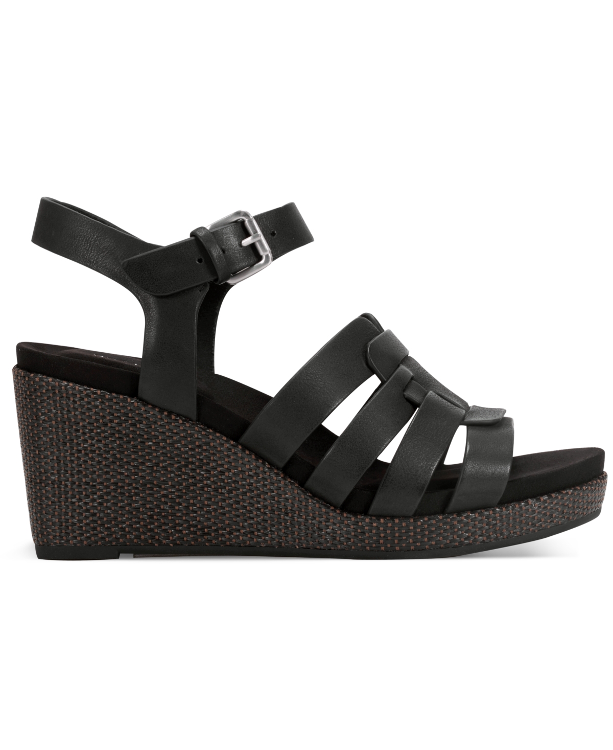 ROCKPORT WOMEN'S BESSA OPEN TOE STRAPPY WEDGE SANDALS 