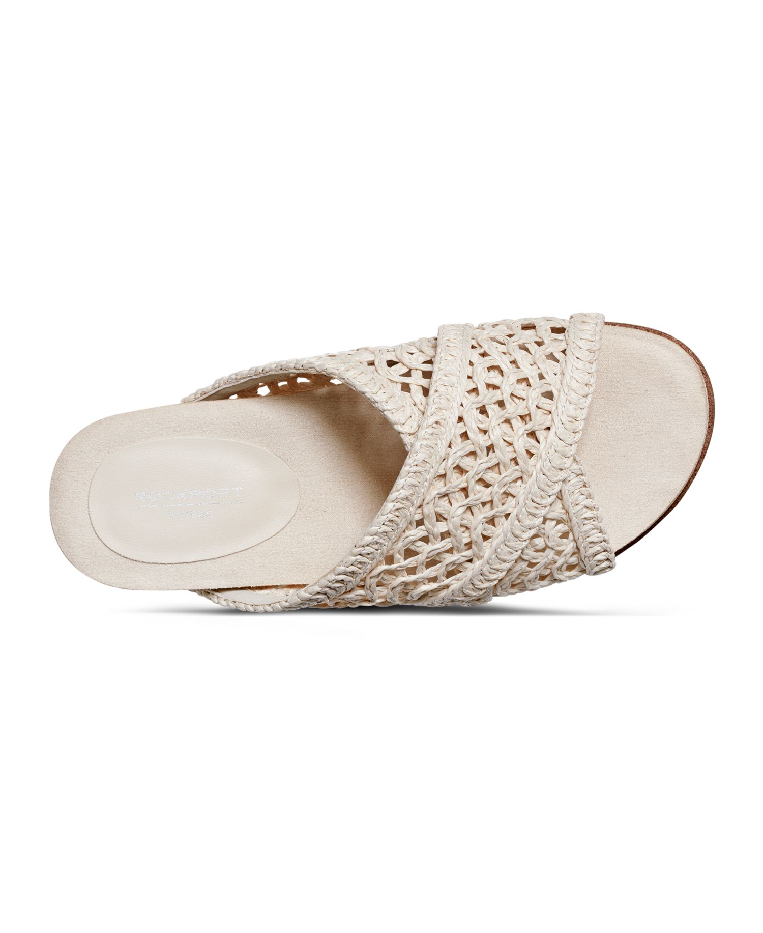 Women's Zora Woven Crisscross Flat Footbed Sandals