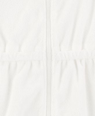 Baby Girls Hooded Terry Swimsuit Cover-Up