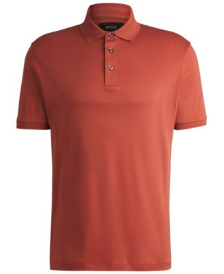 Men's Mercerized Cotton Regular-Fit Polo Shirt