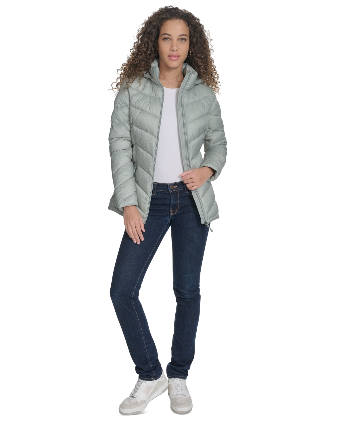 CHARTER CLUB WOMEN'S PACKABLE HOODED PUFFER COAT, CREATED FOR MACY'S 