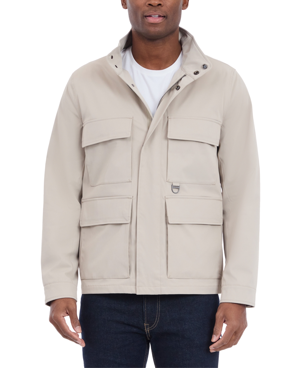 Michael Kors Men's Four Pocket Field Coat In Neutral