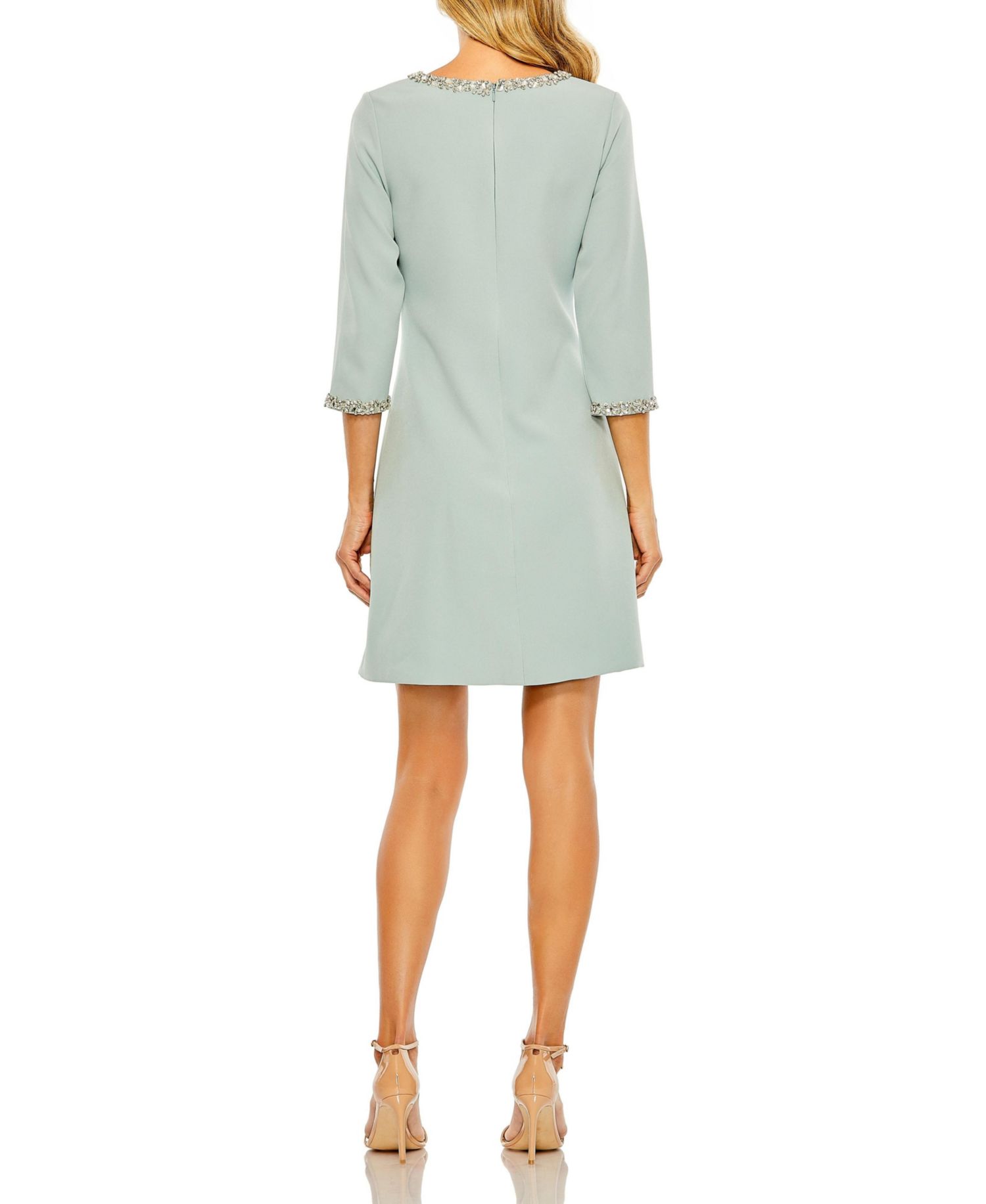 Women's Embellished A-Line Cocktail Dress
