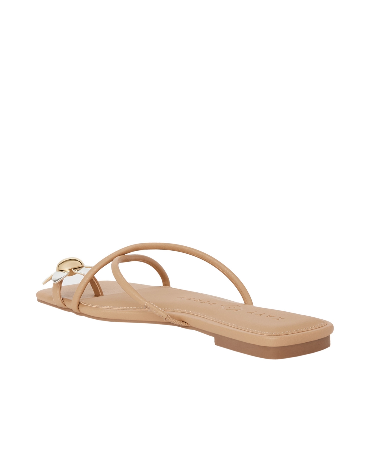 Shop Katy Perry Women's Camie Flower Slip-on Flat Sandals In Caramel