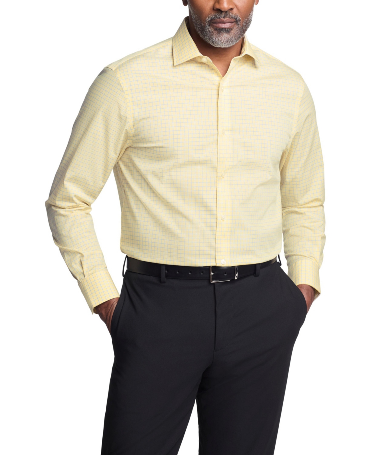 Men's Th Flex Slim Fit Stretch Oxford Dress Shirt - Pink Multi