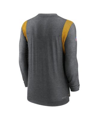 Men's Heather Charcoal Washington Commanders Player Performance Long Sleeve T-Shirt