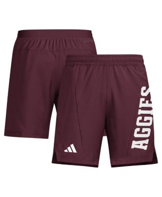 adidas - Men's Maroon Texas A M Aggies Designed for Training AEROREADY Shorts
