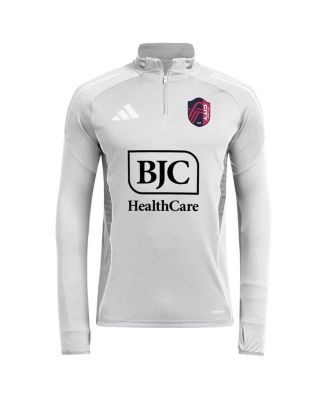Men's Silver St. Louis City SC 2025 Quarter-Zip Long Sleeve Training Top