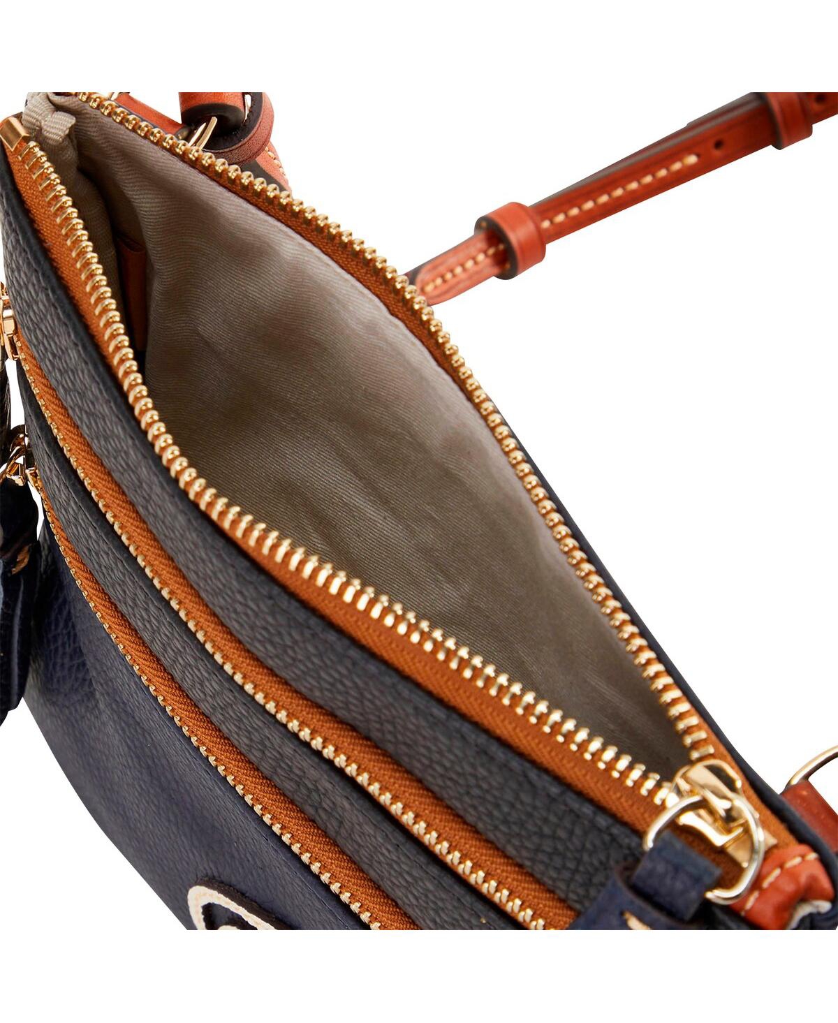 Dooney & Bourke Penn State Nittany Lions Infield Triple Zip Crossbody Purse In Multi