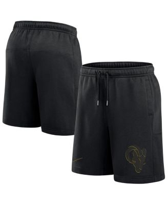 Nike - Men's Black Los Angeles Rams 24 Edge Fleece Shorts