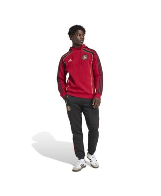 Men's Red Atlanta United FC 2025 Travel Pullover Hoodie