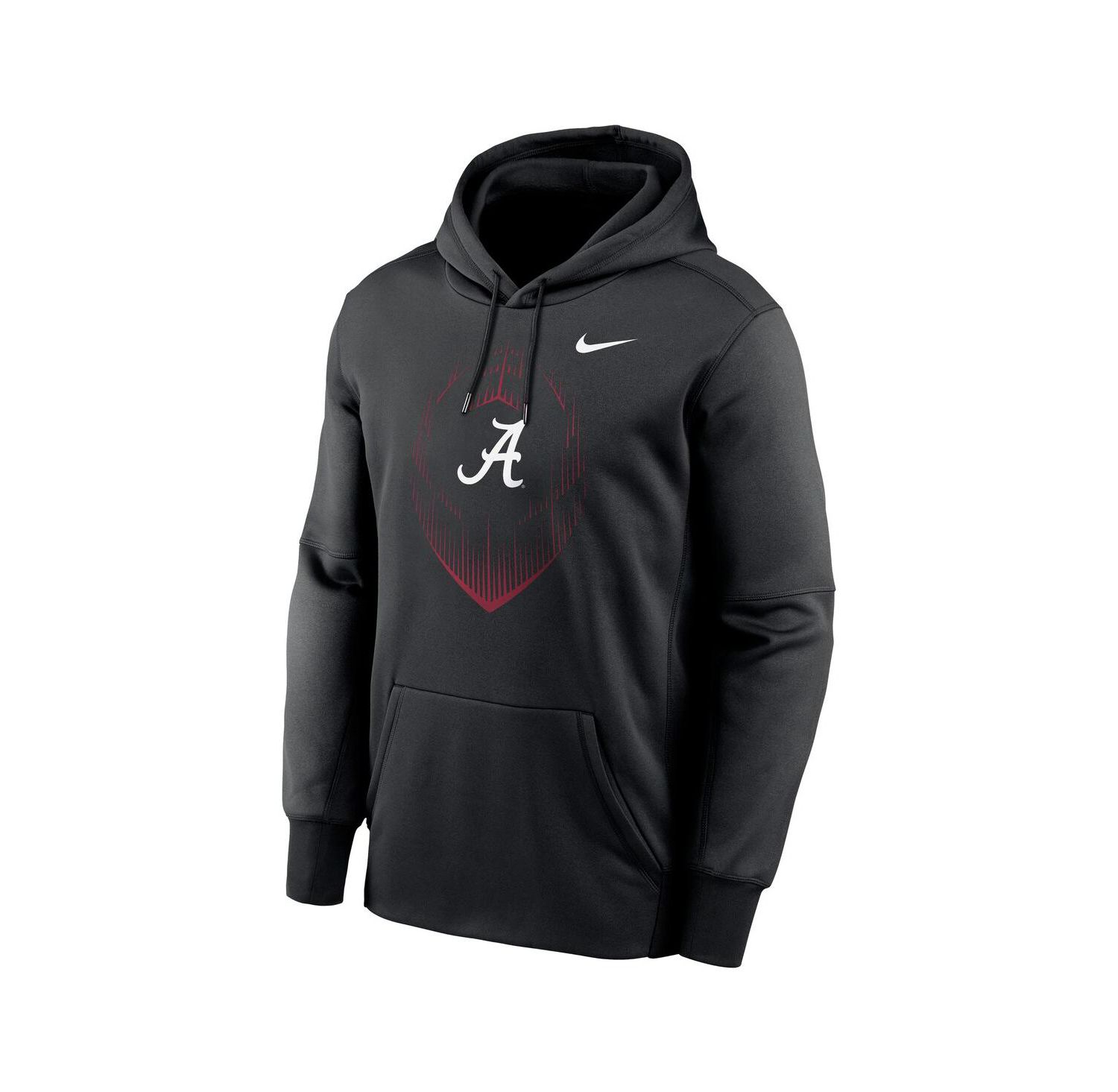 Men's Black Alabama Crimson Tide Icon Football Performance Pullover Hoodie