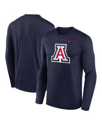Nike - Men's Navy Arizona Wildcats Primetime Primary Legend Long Sleeve T-Shirt