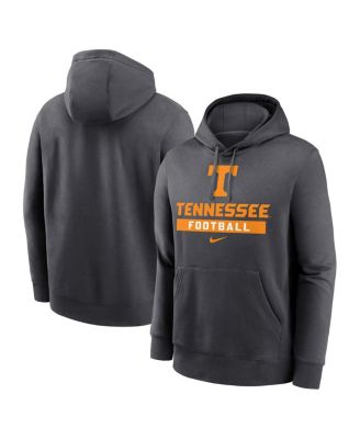Nike - Men's Anthracite Tennessee Volunteers Football Stack Club Fleece Pullover Hoodie