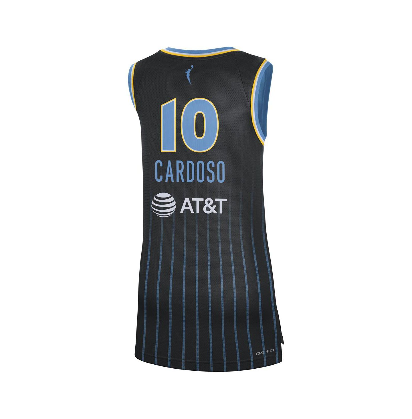 Топ Nike Kamilla Cardoso Black Chicago Sky 2024 WNBA Draft Explorer Jersey — фото 3