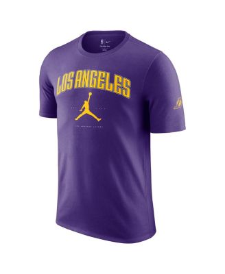 Men's and Women's Purple Los Angeles Lakers Essential Cities T-Shirt