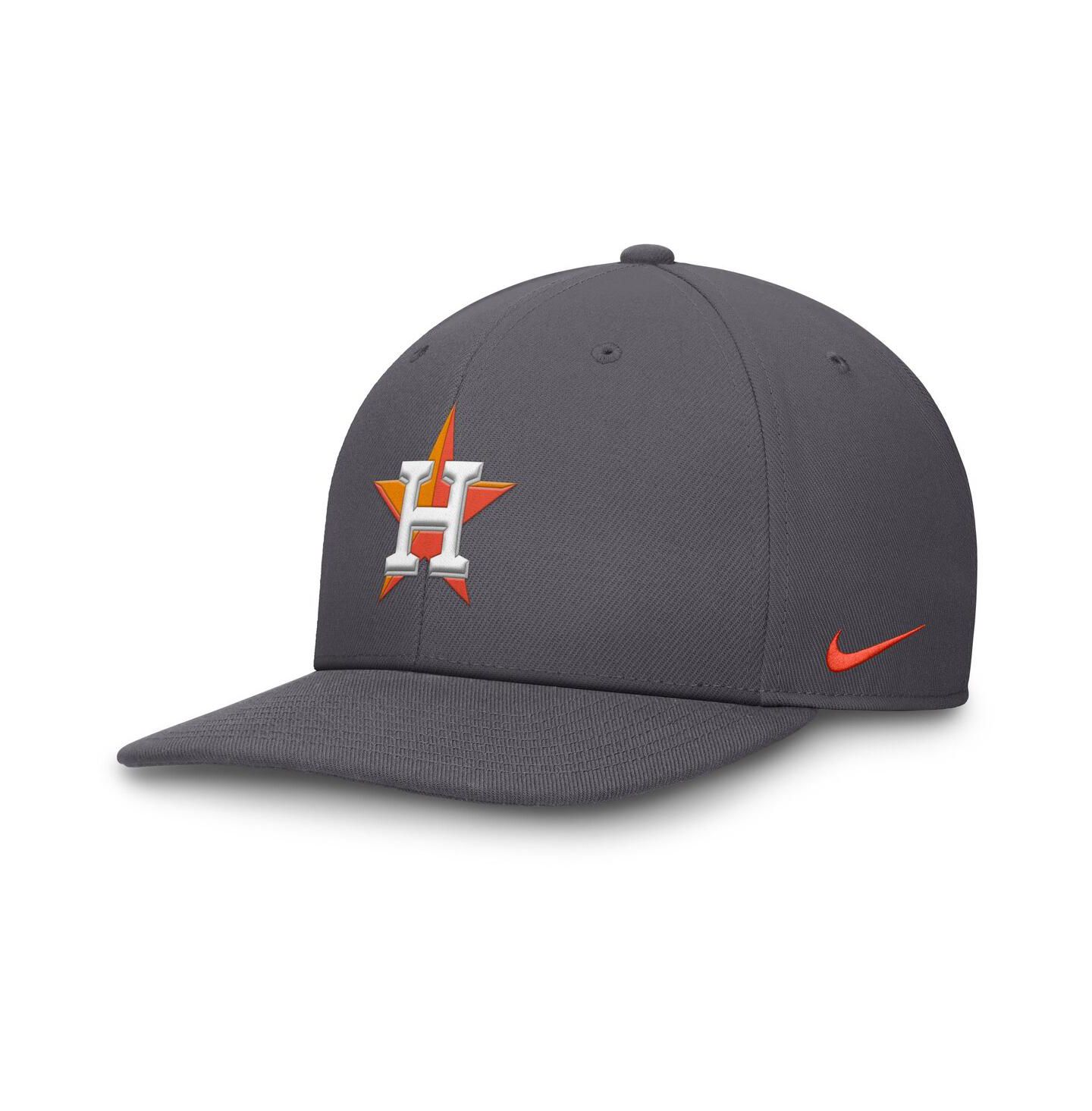 Мужская кепка Nike Gray Houston Astros Pro Performance Snapback Hat — фото 1