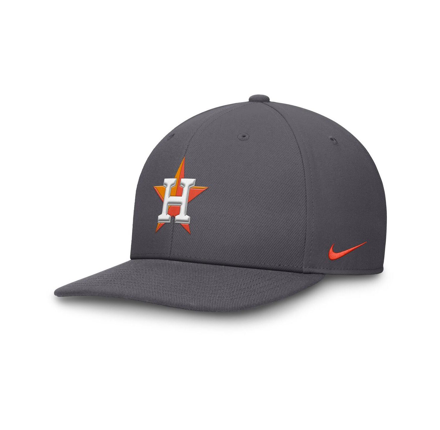 Men's Gray Houston Astros Pro Performance Snapback Hat