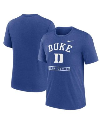 Nike - Men's Royal Duke Blue Devils Arch Over Logo Tri-Blend T-Shirt