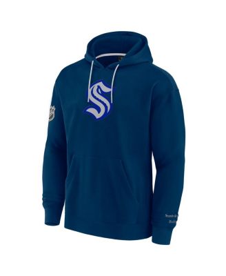 Men's Deep Sea Blue Seattle Kraken Elements Pace Pullover Hoodie