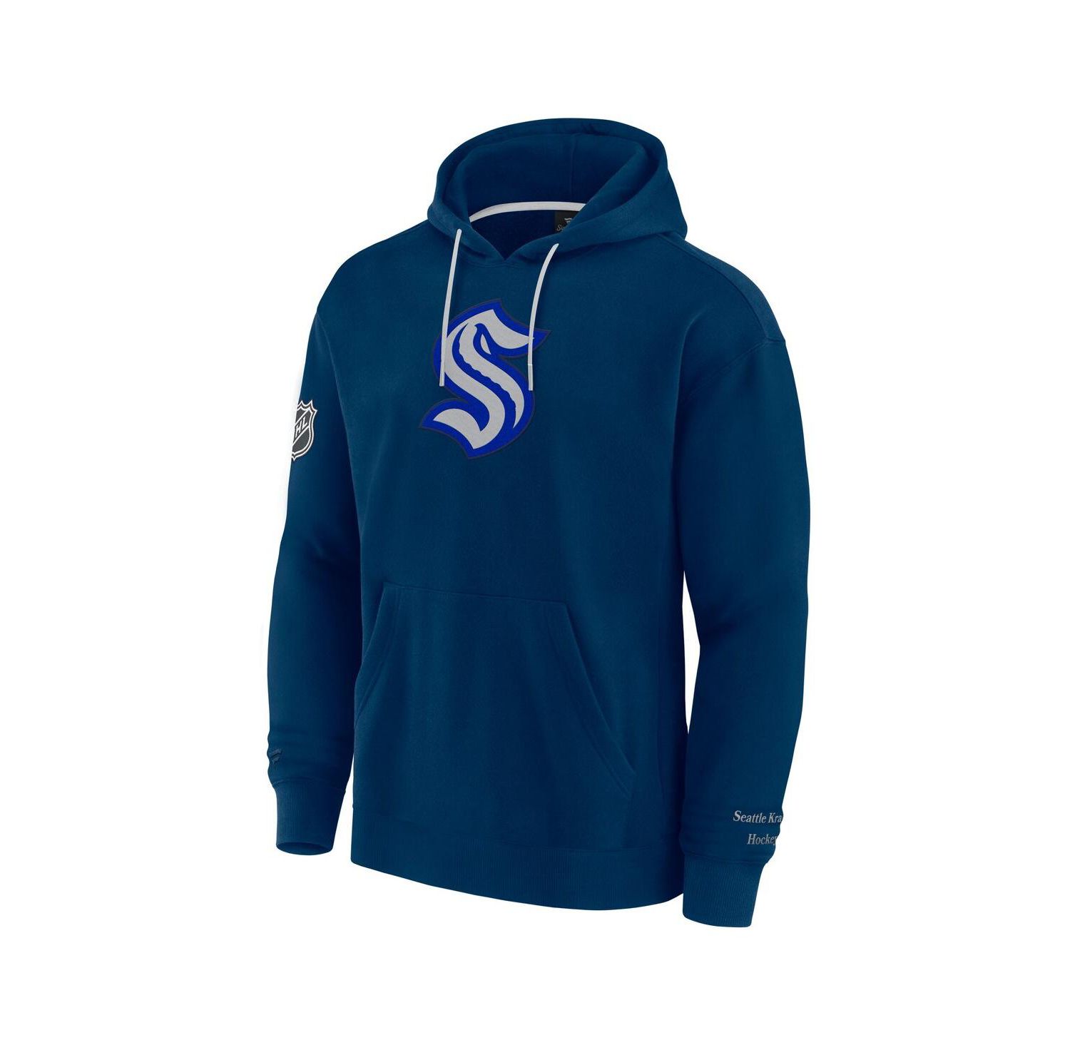 Men's Deep Sea Blue Seattle Kraken Elements Pace Pullover Hoodie