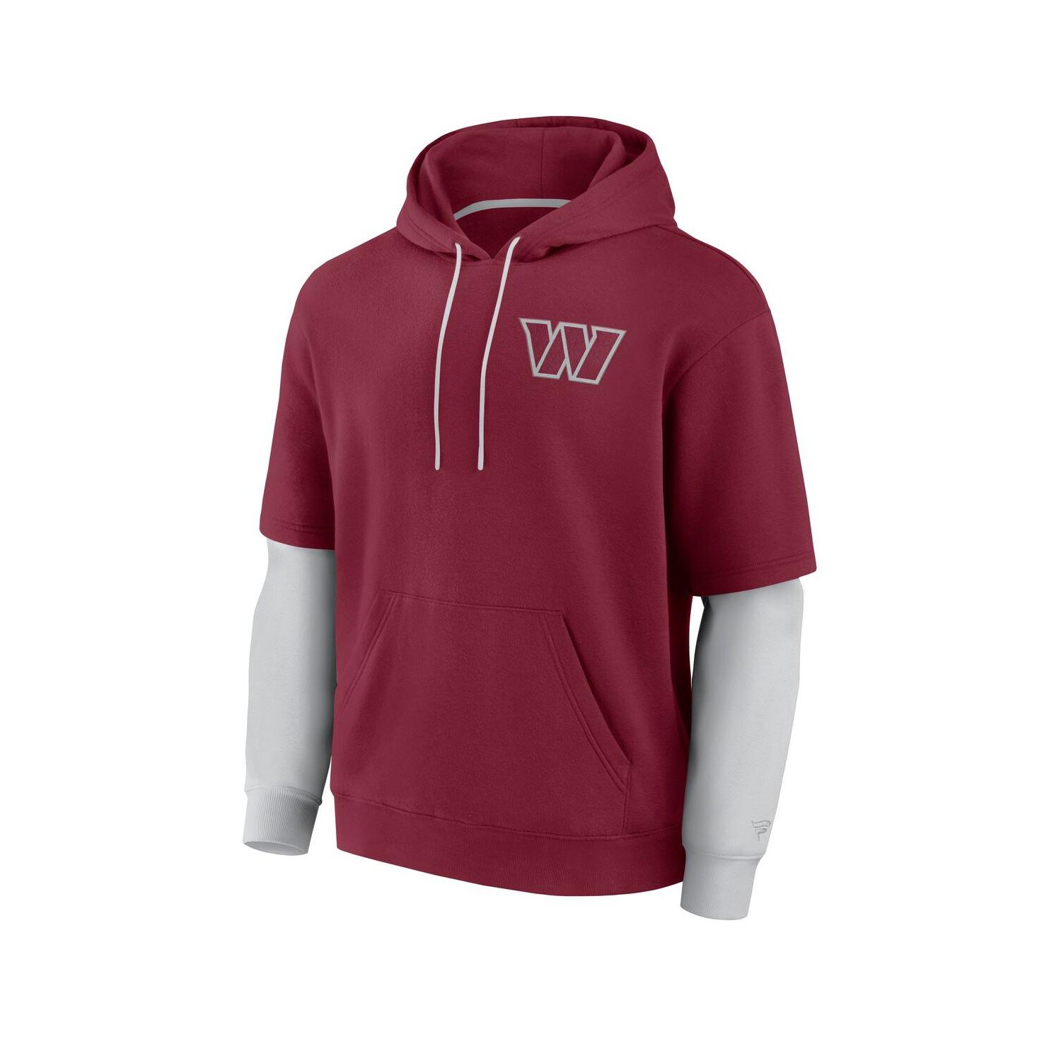 Men's and Women's Burgundy Washington Commanders Sleek Elements Pullover Hoodie
