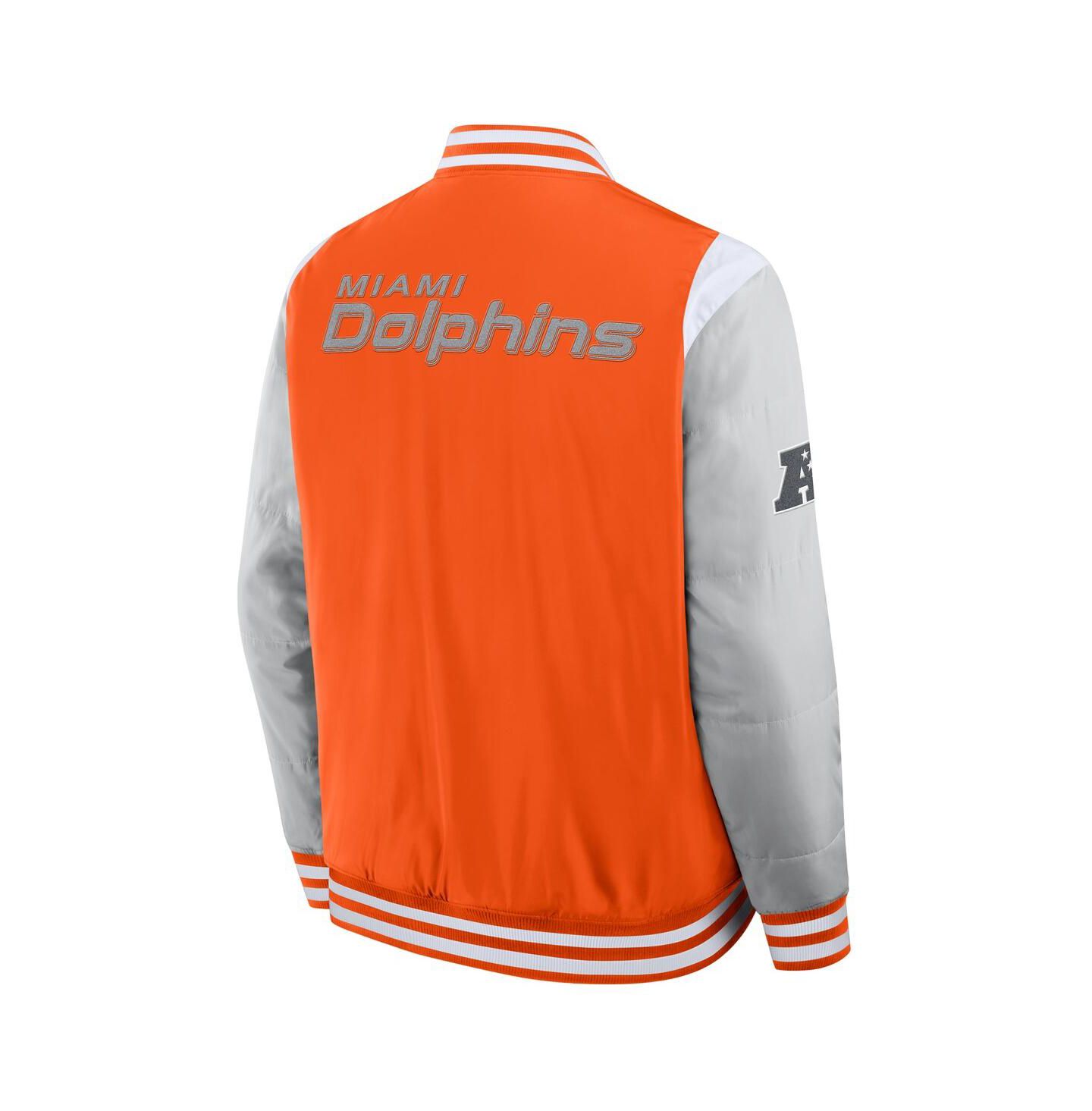 Куртка Fanatics Orange Miami Dolphins Elements Elite Full-Snap — фото 3