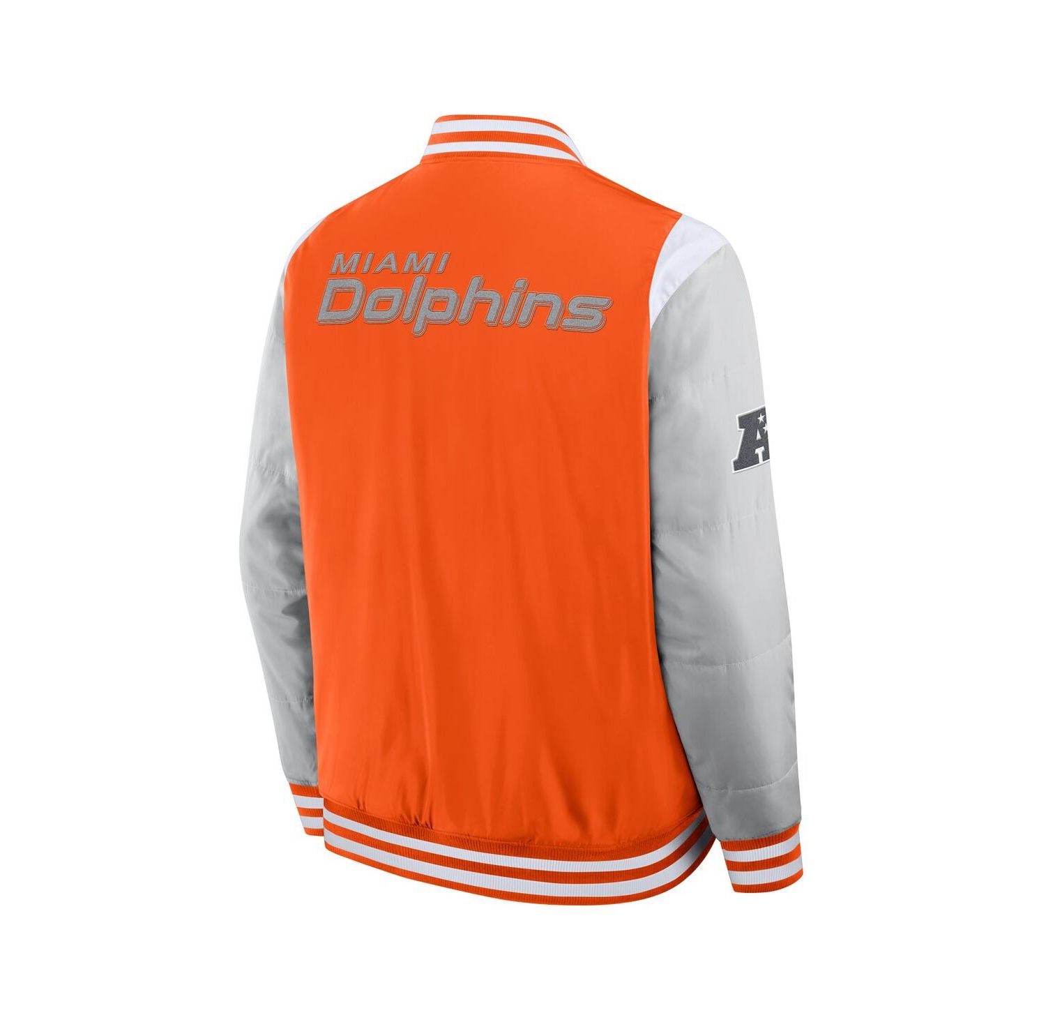 Men's and Women's Orange Miami Dolphins Elements Elite Full-Snap Jacket