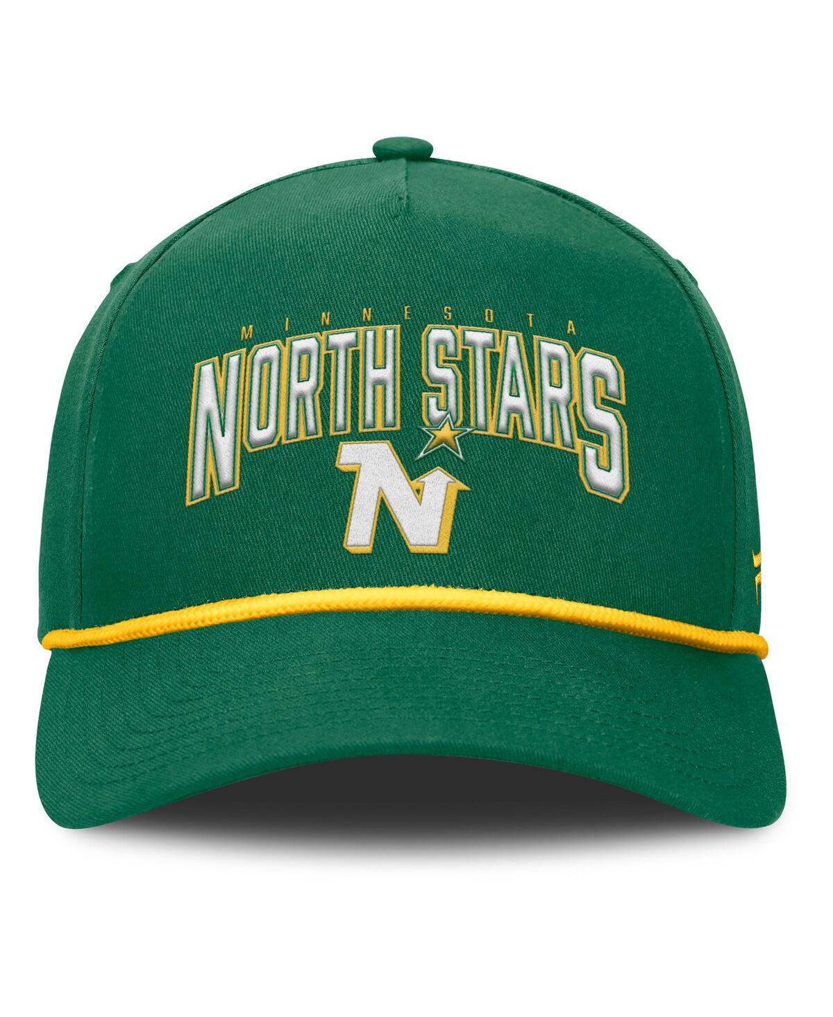 Fanatics Men's Kelly Green Minnesota North Stars Decades Collection A-frame Rope Adjustable Hat In Kelly Green