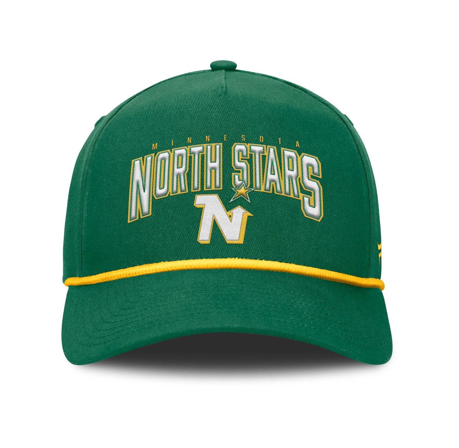 Men's Kelly Green Minnesota North Stars Decades Collection A-Frame Rope Adjustable Hat