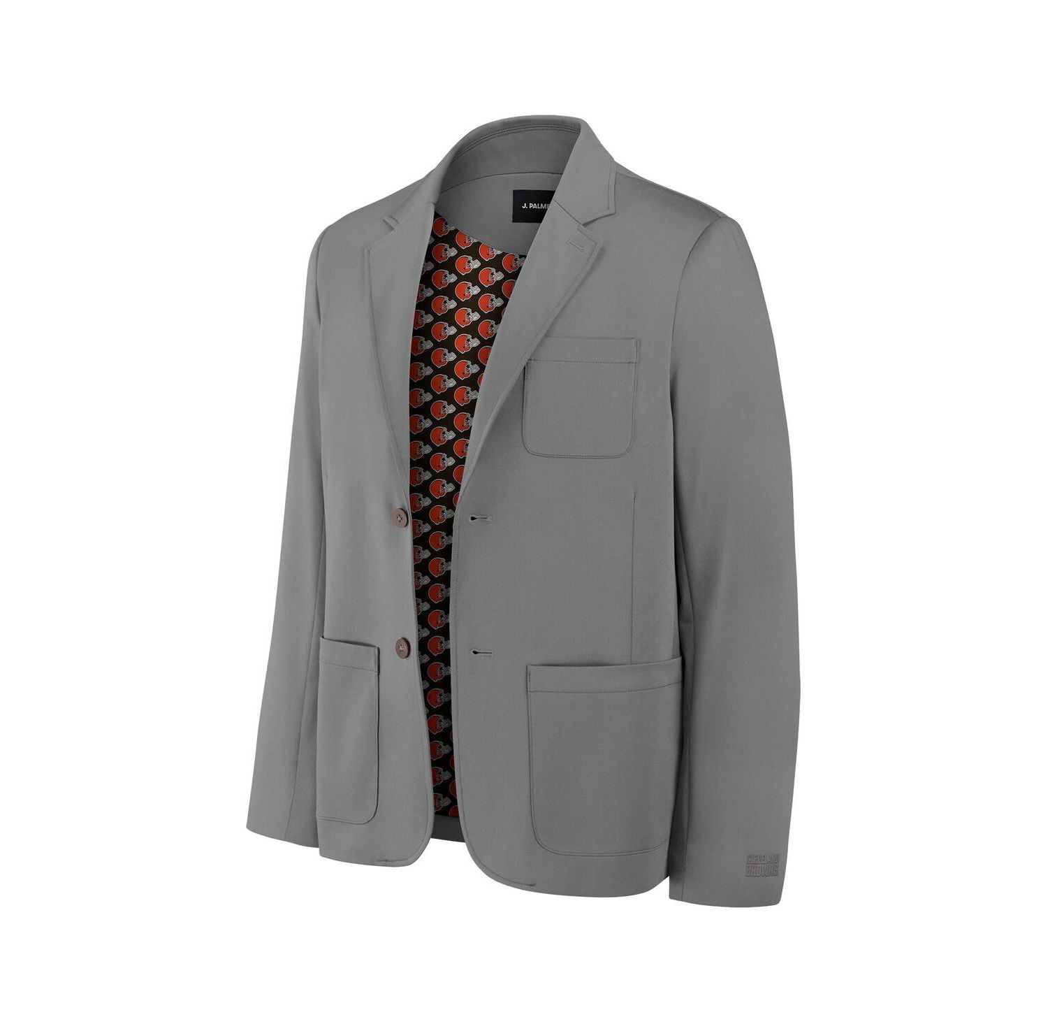 Men's Graphite Cleveland Browns Man-In-Motion Blazer