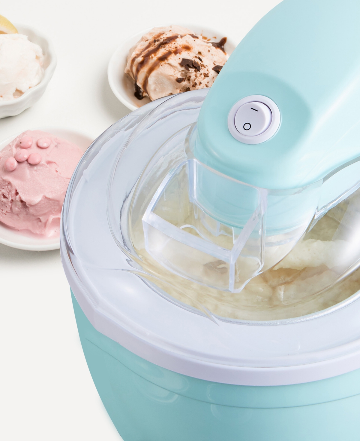 Americana 1-quart Electric Ice Cream Maker With Quick Freeze Bowl Eim3052 In Mint