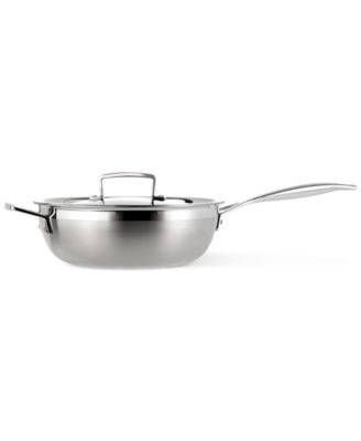 Classic Stainless Steel Round Chefs Pan, 3.5 Qt.