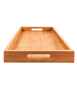 Bamboo 2-Pc. Serving Tray Set