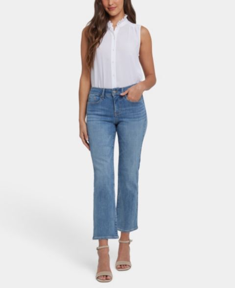 Женские джинсы NYDJ Marilyn Straight Ankle, цвет: Corfu