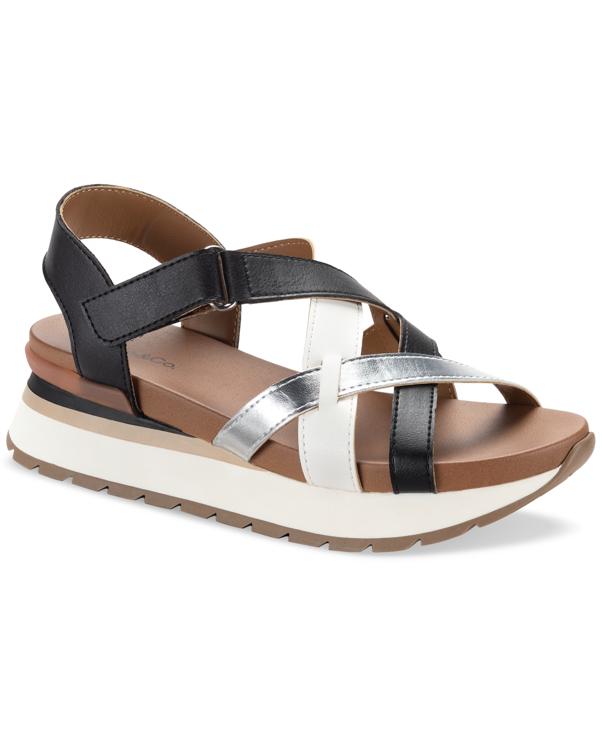 Women's Sallyy Wedge Sandals, Exclusively at Macy's - Acorn Brwn