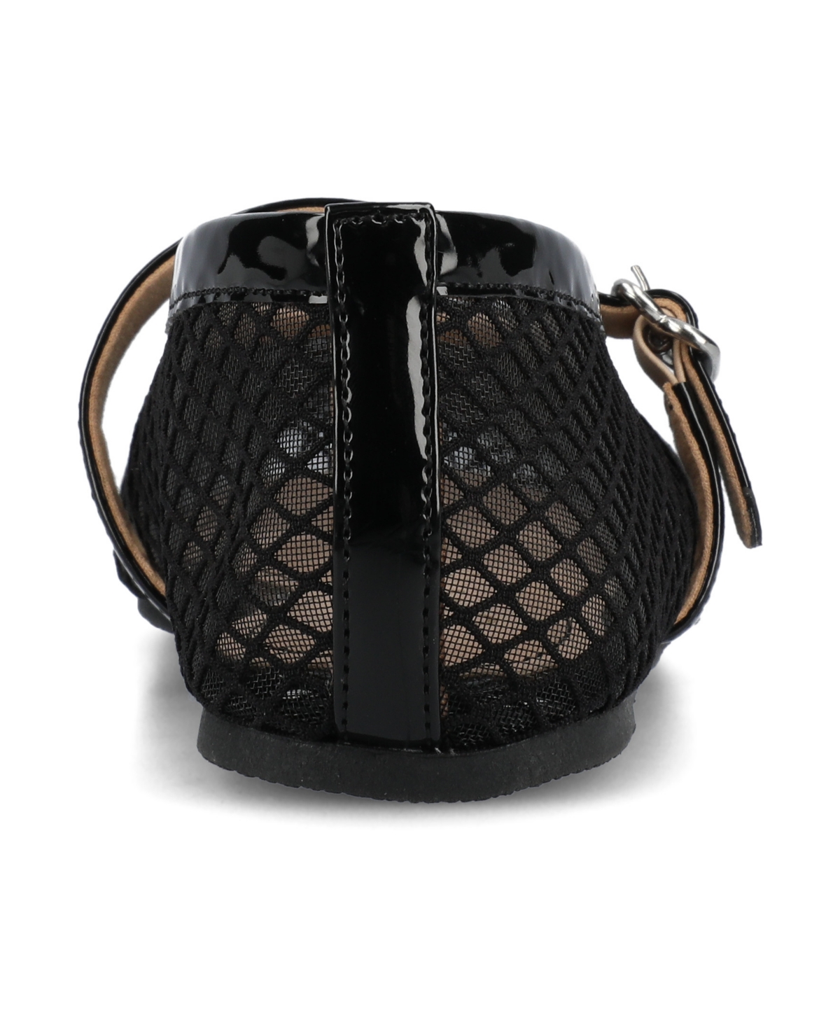 Journee Collection Casha Mesh Mary Jane Flat In Black