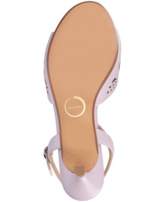 Women's Jessly Perforated Kitten Heel Dress Sandals